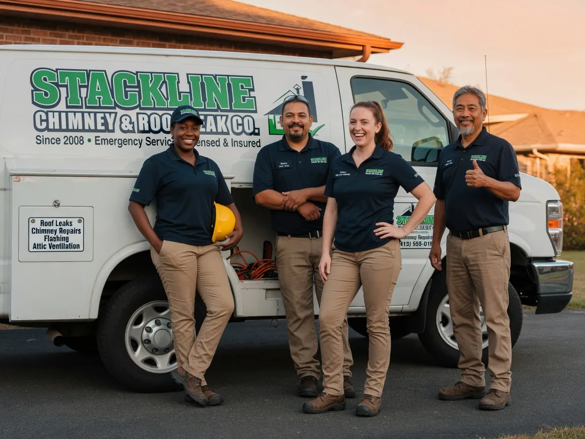 Chimney flashing repair company in Lenoxville, PA